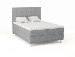 Comfort seng med oppbevaring 140x200 - lys grå