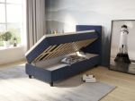 Comfort seng med oppbevaring 90x200 - mørk blå